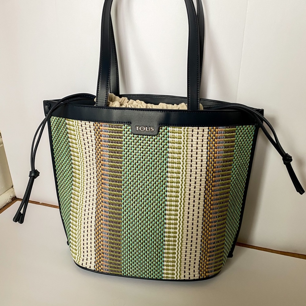 Small navy blue-multicolored Fionata Tote